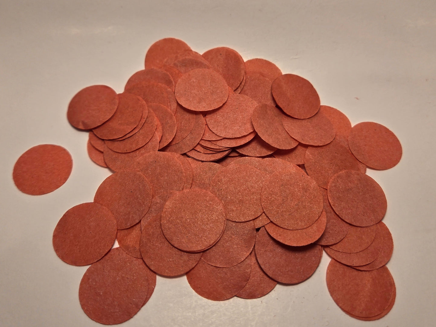 Round confetti, 20 scoops