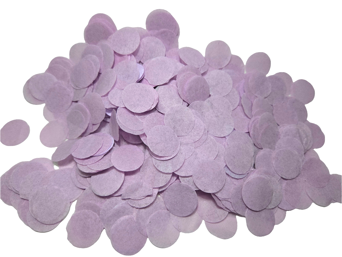 Round confetti, 10 scoops