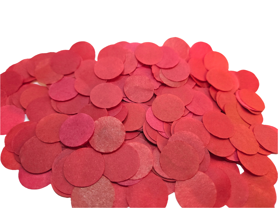 Round confetti, 10 scoops