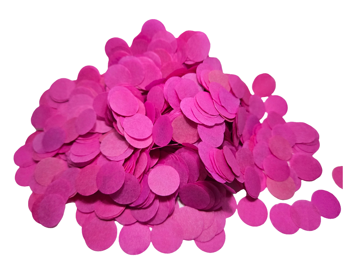 Round confetti, 10 scoops