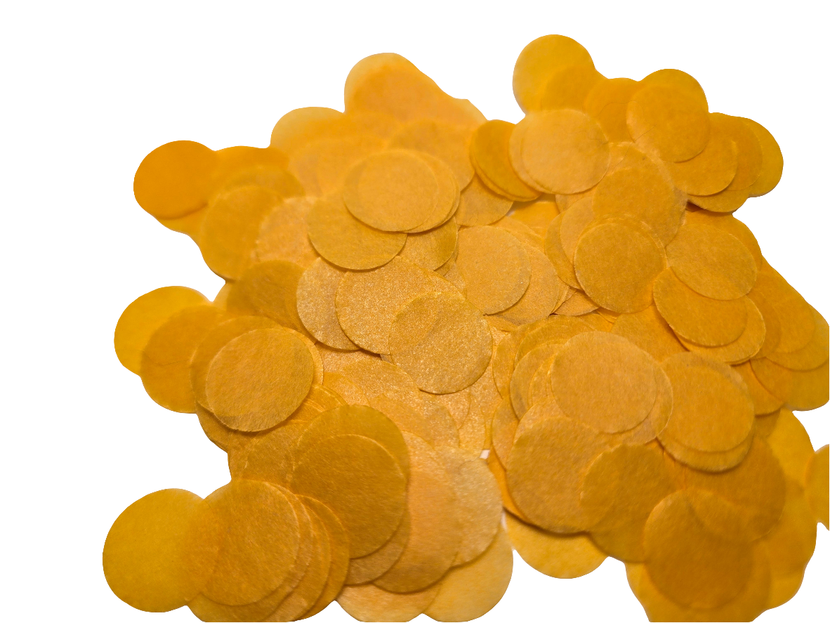 Round confetti, 10 scoops