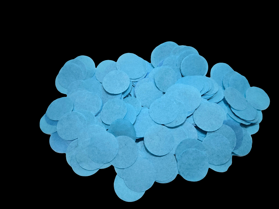 Round confetti, 10 scoops