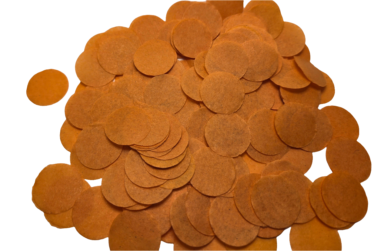 Round confetti, 10 scoops