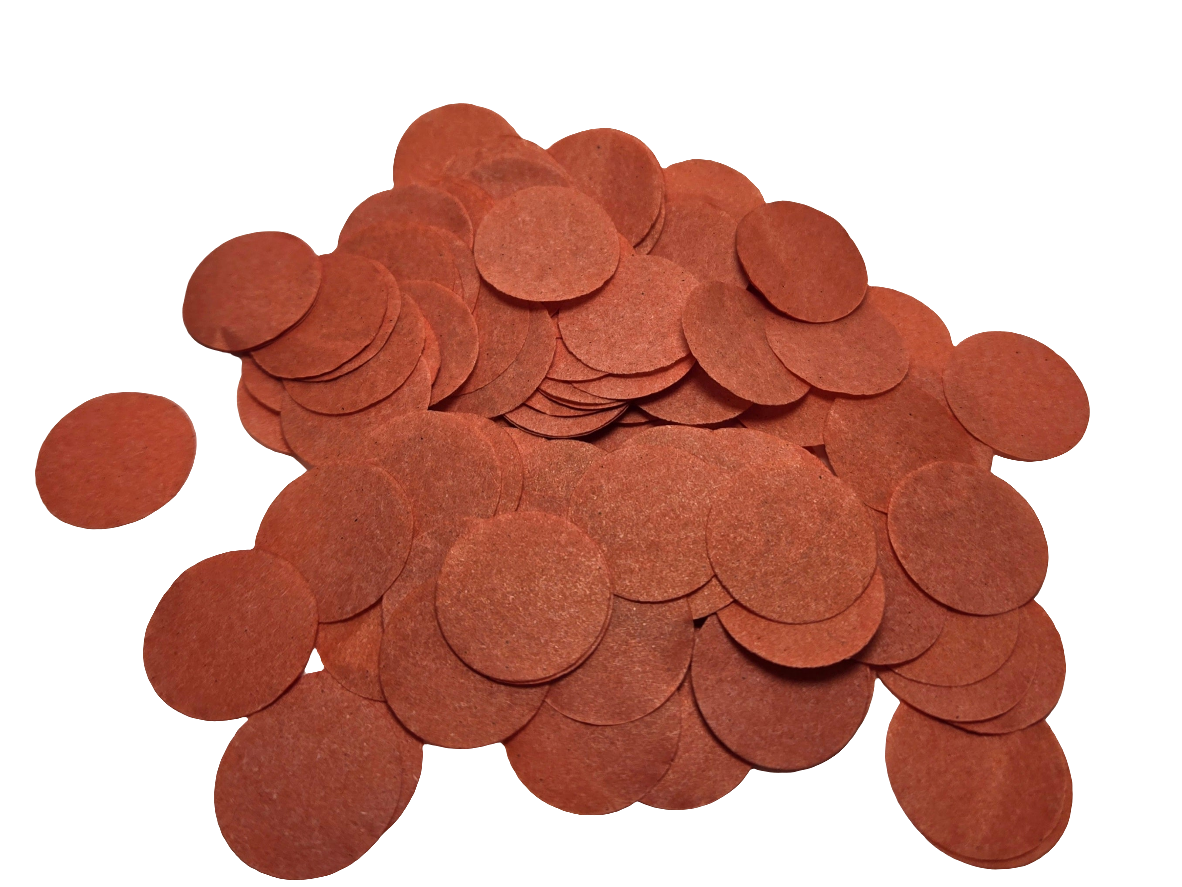 Round confetti, 10 scoops
