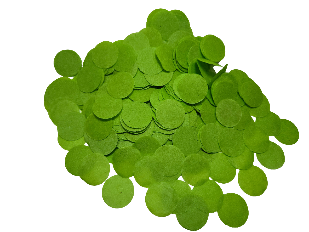 Round confetti, 10 scoops