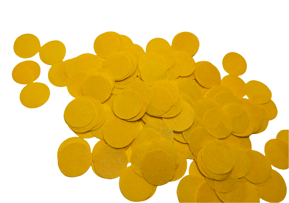 Round confetti, 10 scoops