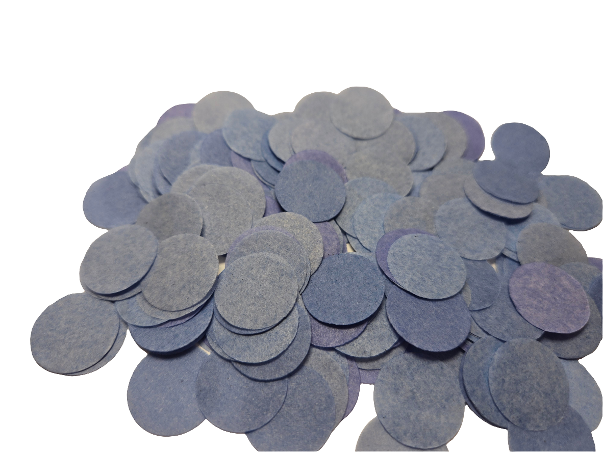 Round confetti, 10 scoops