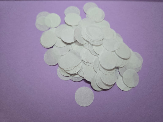 Round confetti, 20 scoops